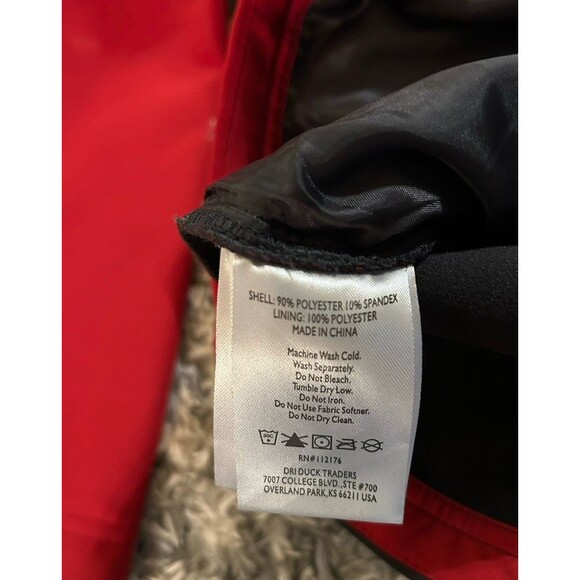 DRI DUCK Womens‎ Contour Soft Shell Jacket Red Charcoal S - Picture 4 of 7